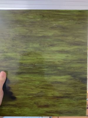 Olive Green, medium green, white streaky opal Olive Green, medium green, white streaky opal