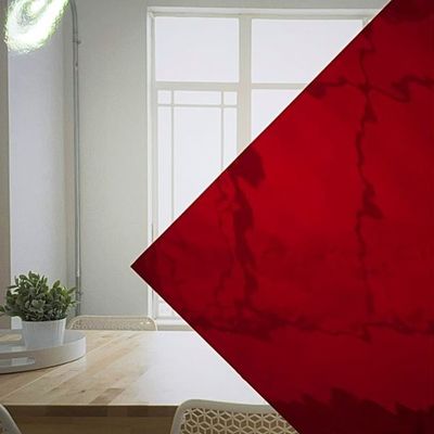 Ruby Red Waterglass