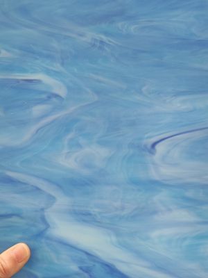 Sky Blue, Dark Blue/White