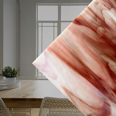 Pearl Opal Clear/white/burgundy "Sierra Red"