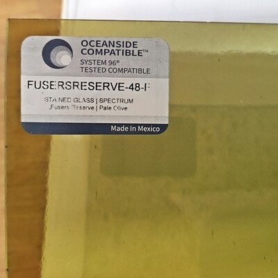 Pale Olive Transparent Smooth Fusible