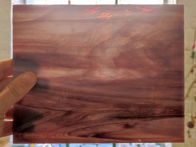 Dark Purple White streaky opal