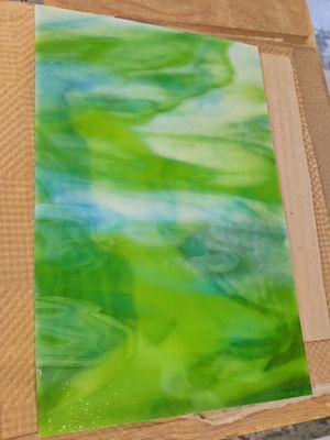 Kokomo Turquoise, Yellow, White, Lime Green, Clear Granite