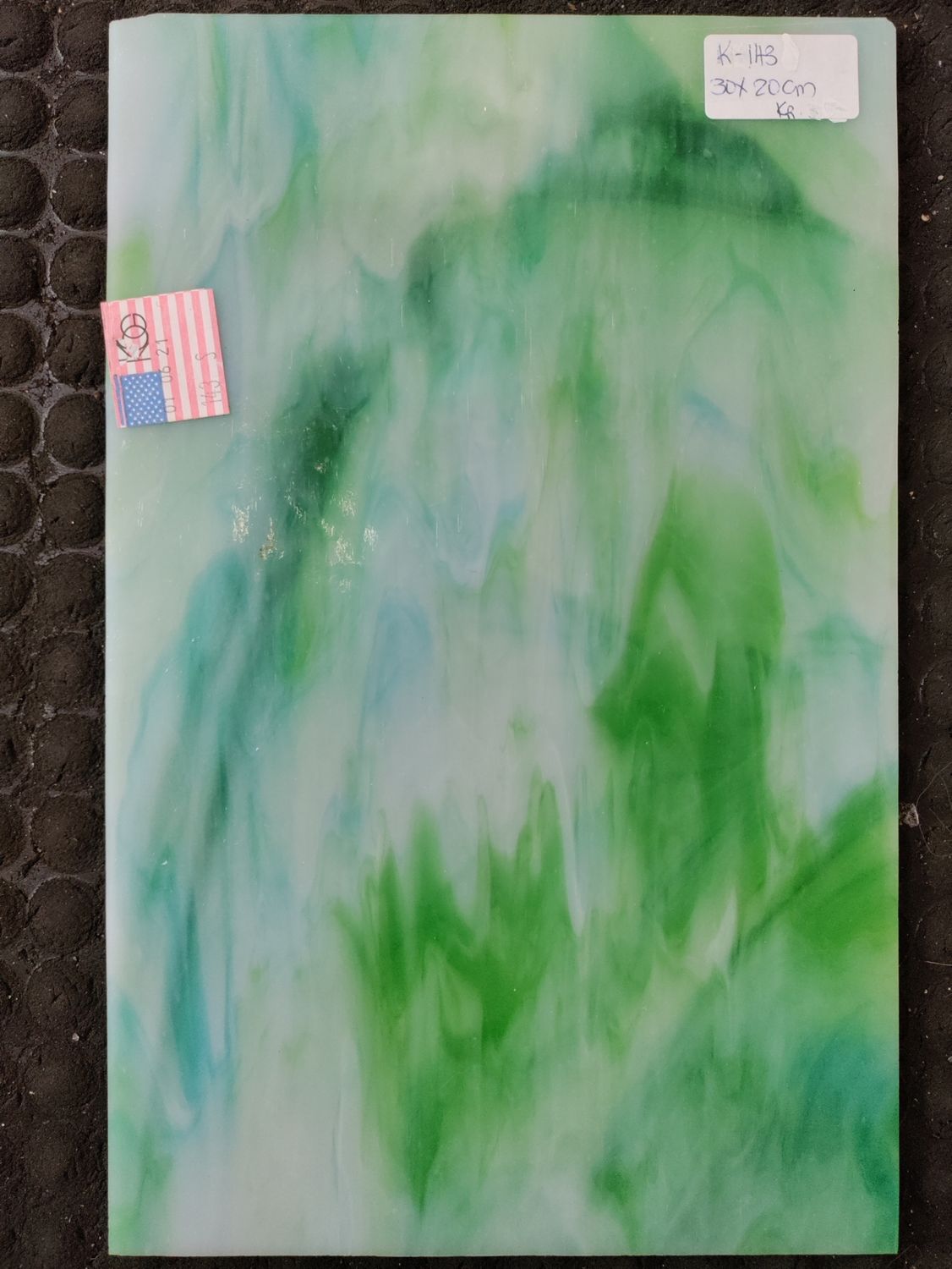 Kokomo White, Green Opal Kokomo White, Green Opal