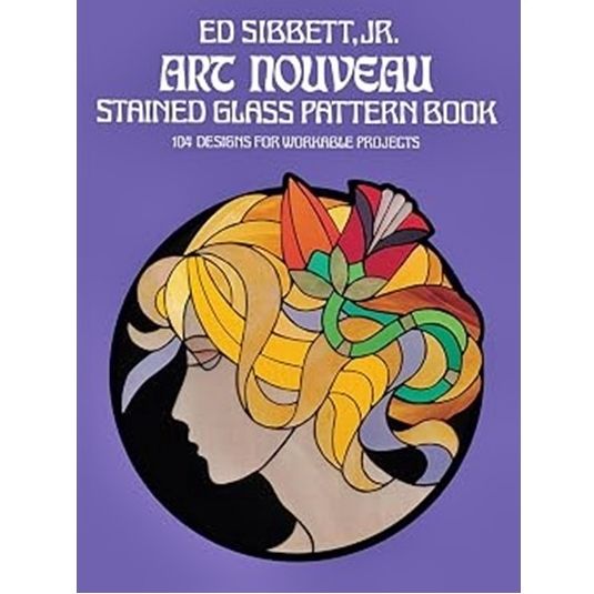 Art Nouveau Stained Glass Pattern Book