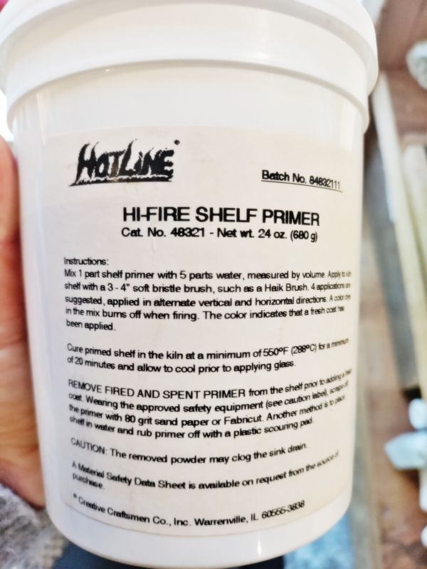 PRIMO HotLine Hi-Fire Shelf Primer / Kiln Wash PRIMO HotLine Hi-Fire Shelf Primer / Kiln Wash
