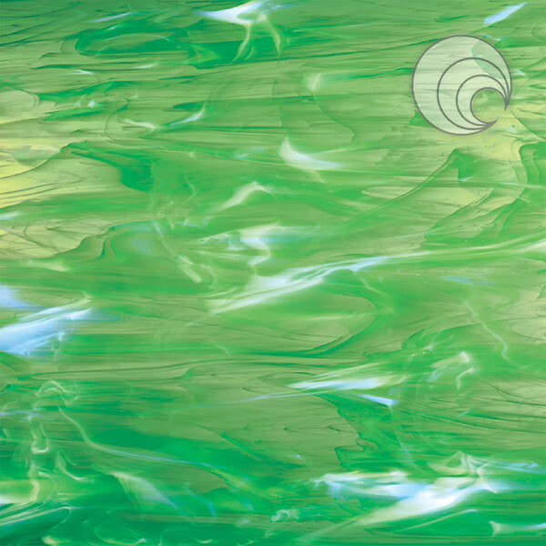 Pale Green/White, wispy (System96 Fusible) Pale Green/White, wispy (System96 Fusible)
