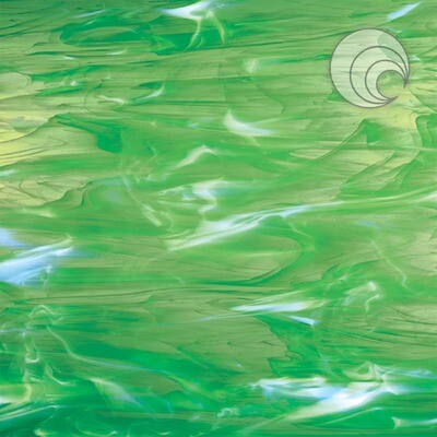 Pale Green/White, wispy (System96 Fusible) Pale Green/White, wispy (System96 Fusible)