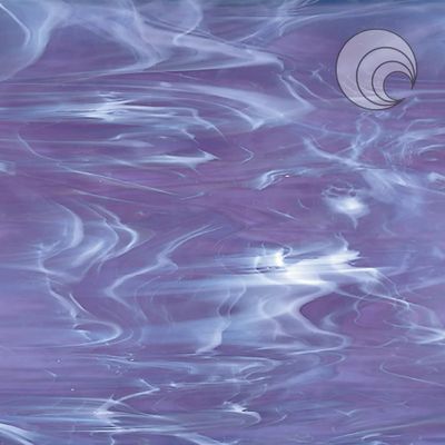 Light Grape/White wispy (System96 Fusible) Light Grape/White wispy (System96 Fusible)