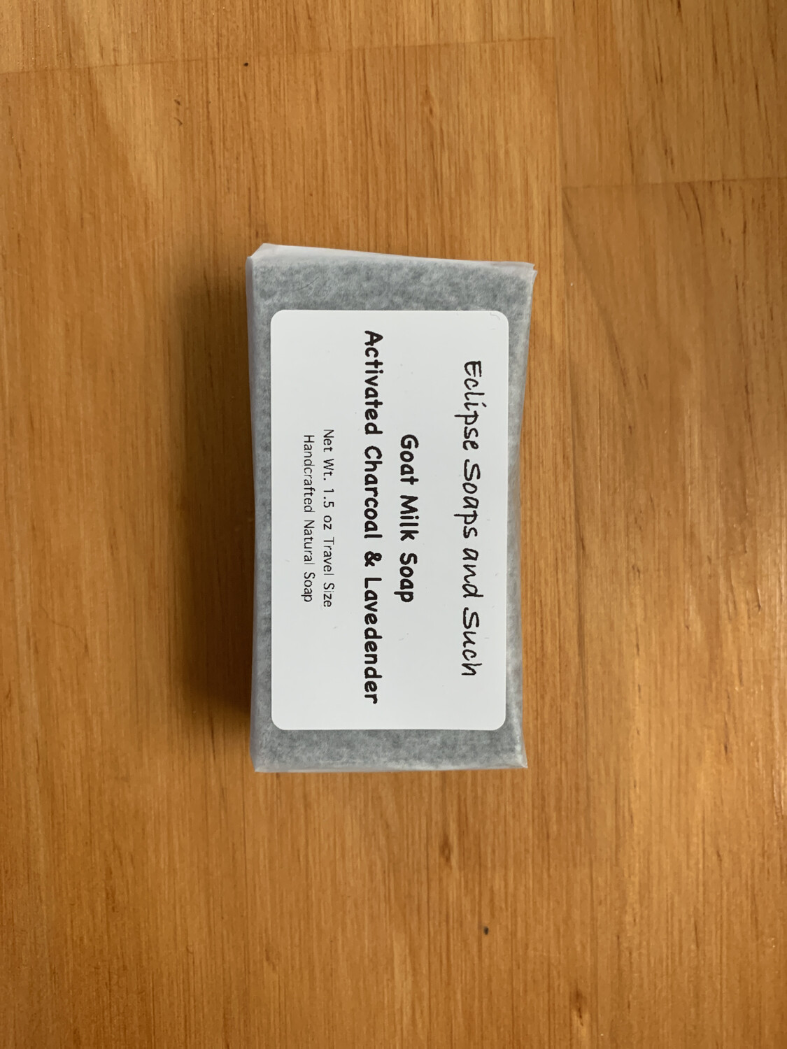 Activated Charcoal Goat Milk Soap Travel Size 1oz