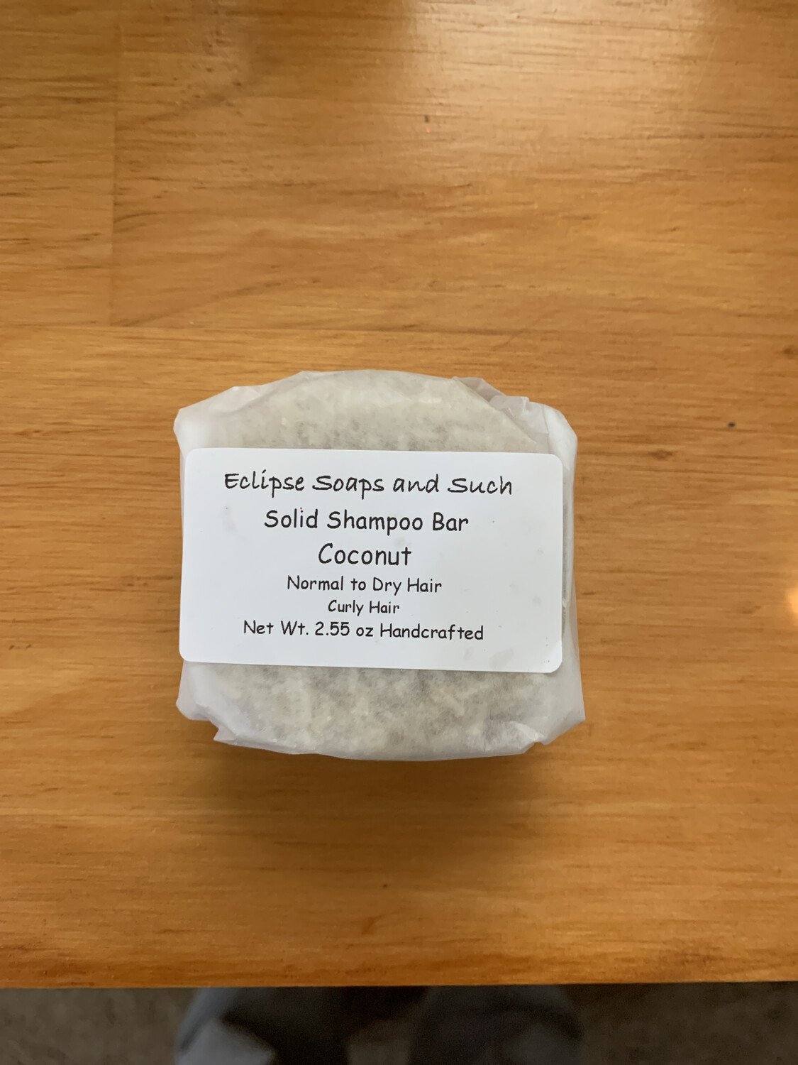 Solid Shampoo Bar Coconut 2.55oz