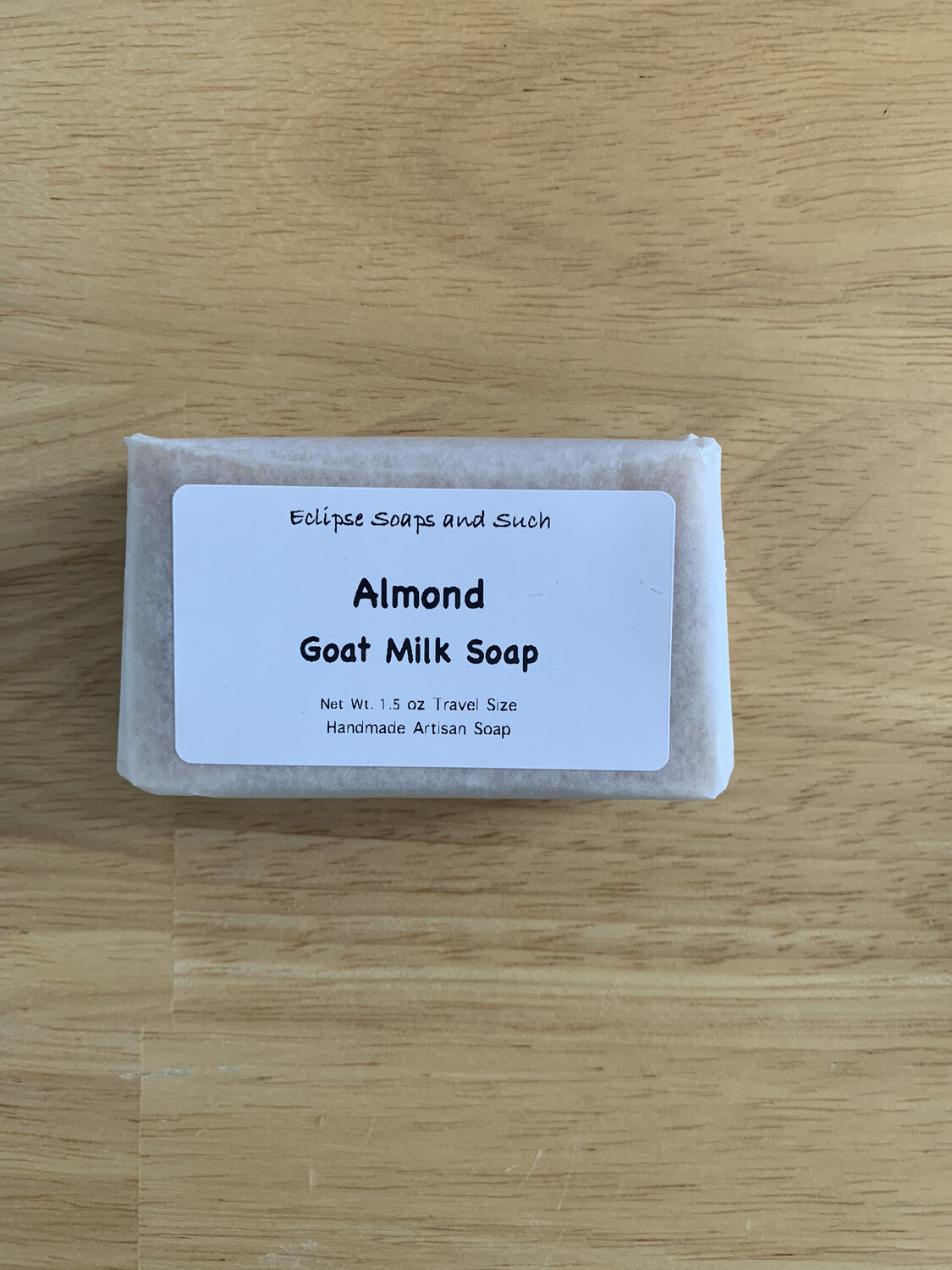 Almond Goat Milk Soap Travel Size