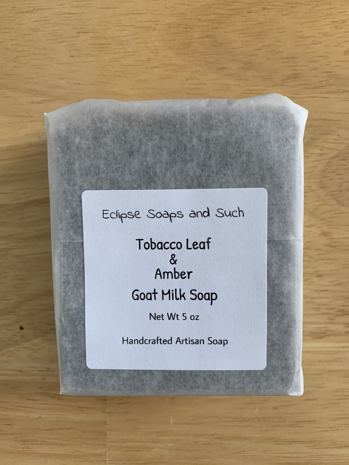 Tobacco Leaf & Amber Goat Milk Soap 5oz