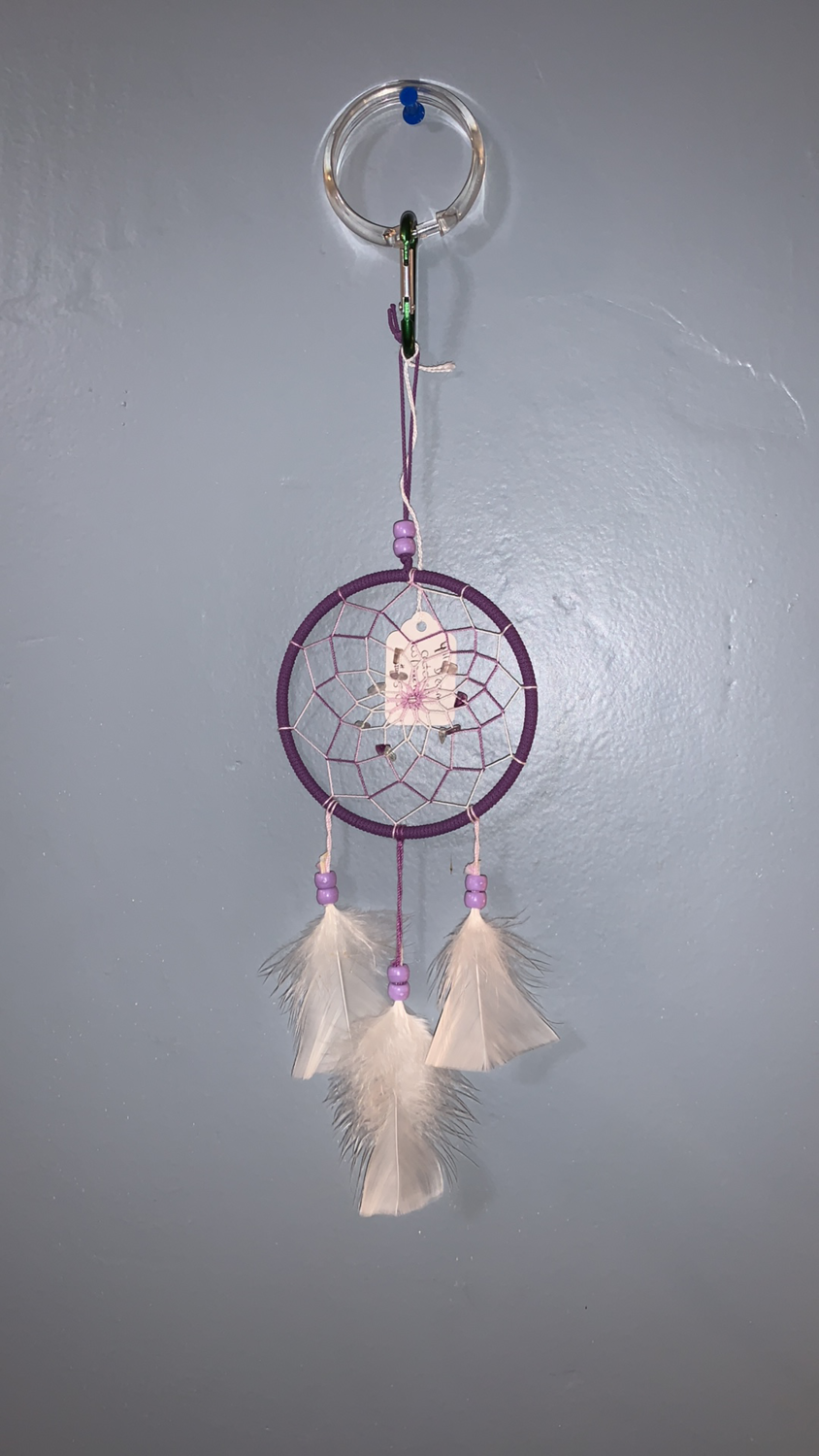 4" Dream Catcher with Amethyst