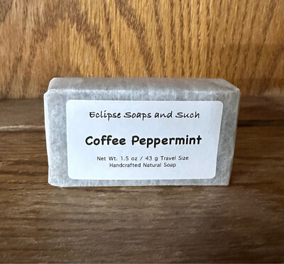 Coffee Peppermint Soap Travel Size