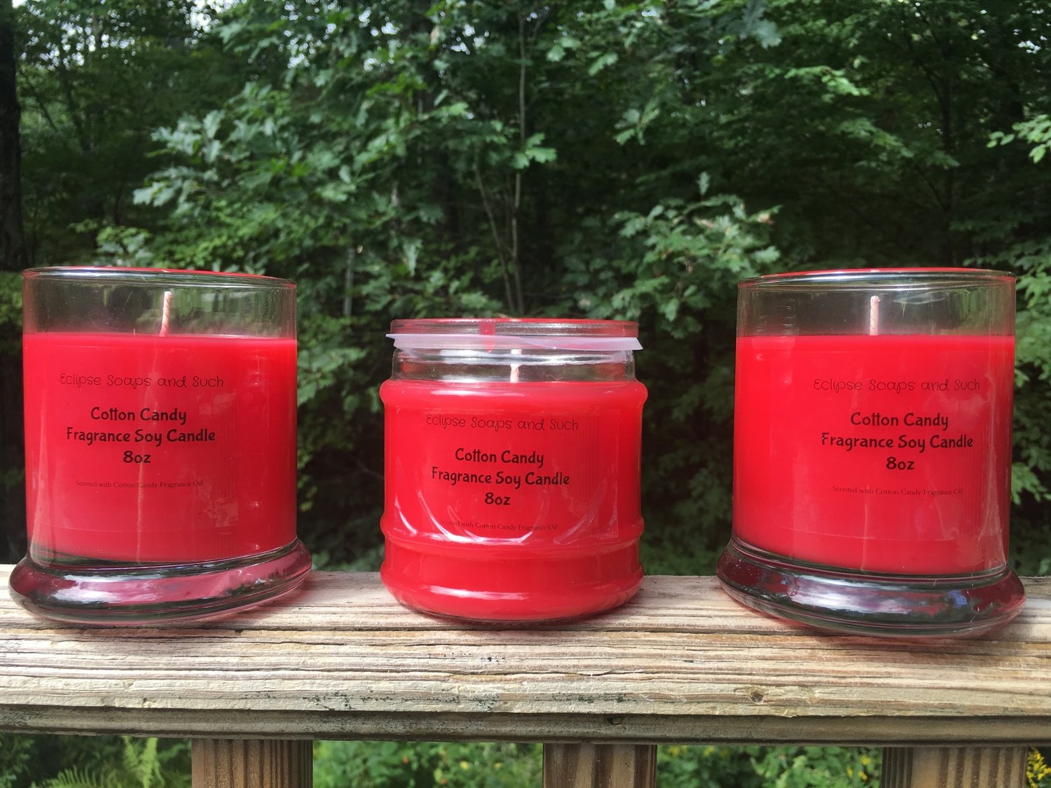 Cotton Candy Scented Soy Candle 8oz