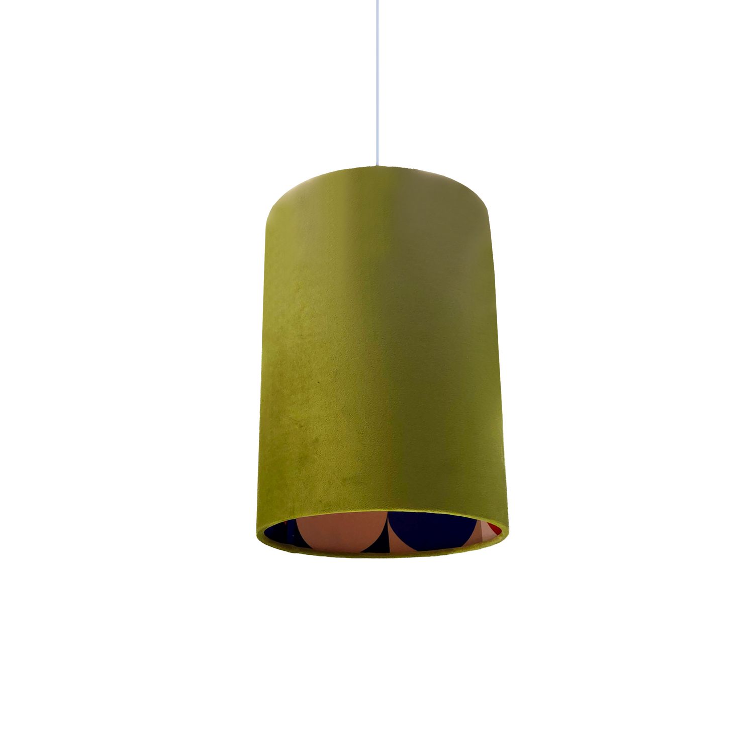 Chartreuse Cylinder Pendant Chartreuse Cylinder Pendant