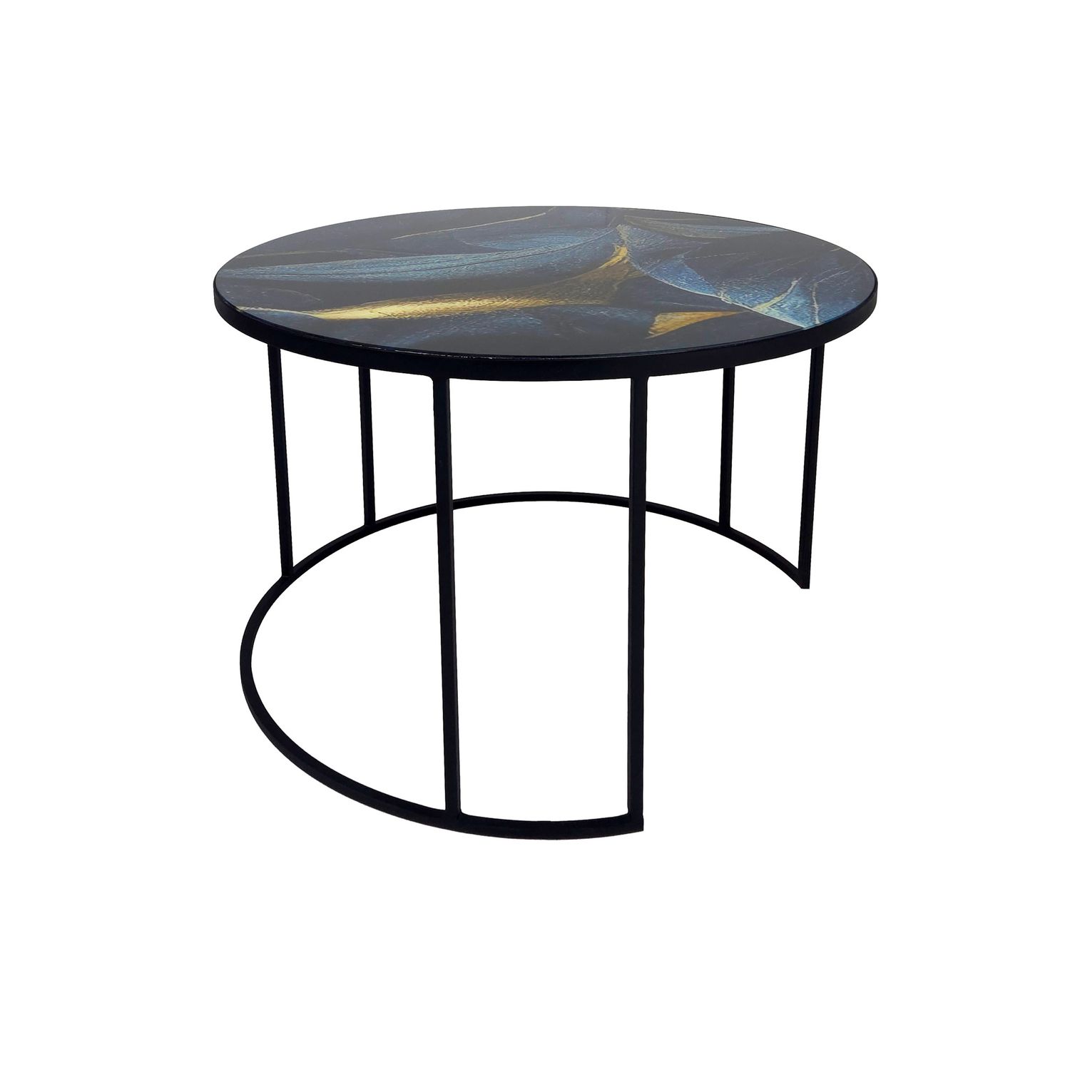 Royal Indigo Nesting Table - Large Royal Indigo Nesting Table - Large
