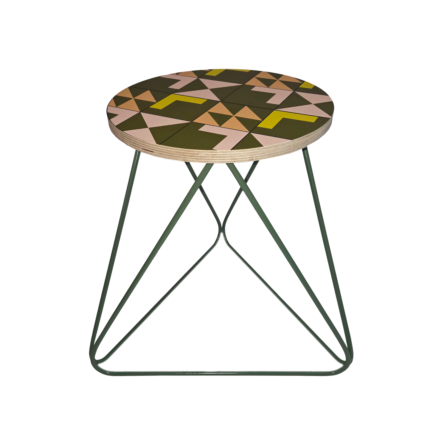 Retro Green Stool