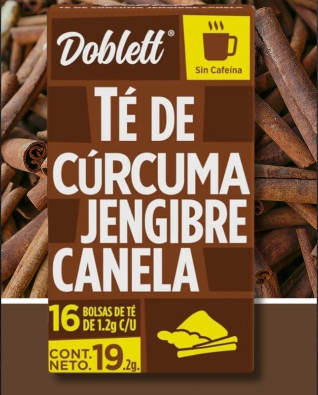 Té de Cúrcuma-Jengibre y Canela