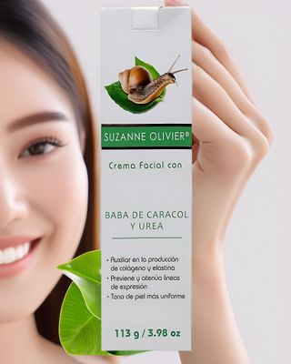 Crema Facial Baba de Caracol y Urea