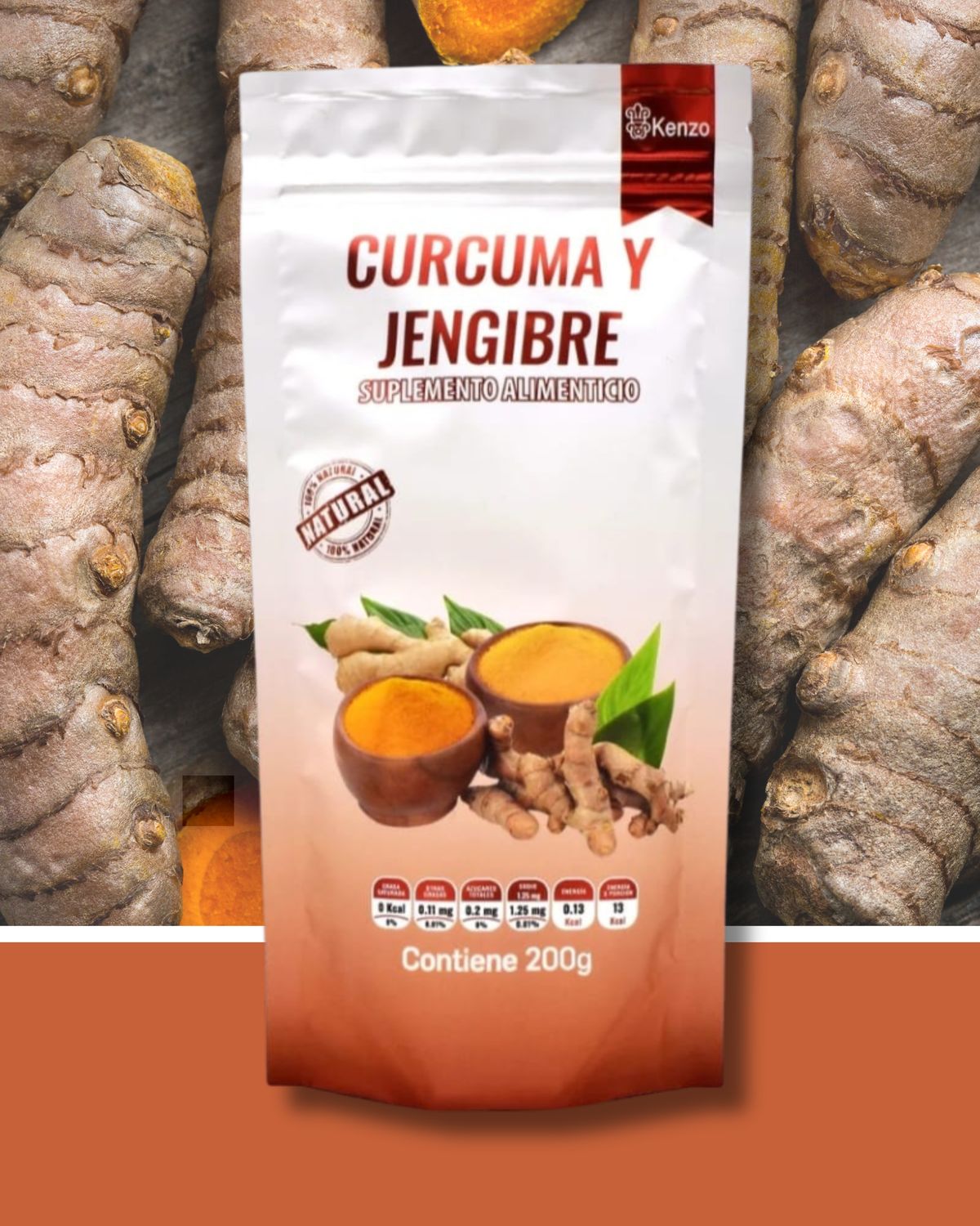 Cúrcuma y Jengibre (200 gramos)