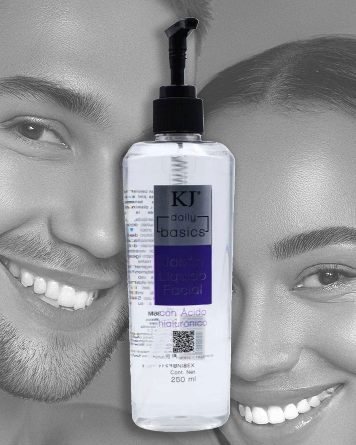 Jabón facial con Ácido Hialurónico   (250 ml)
