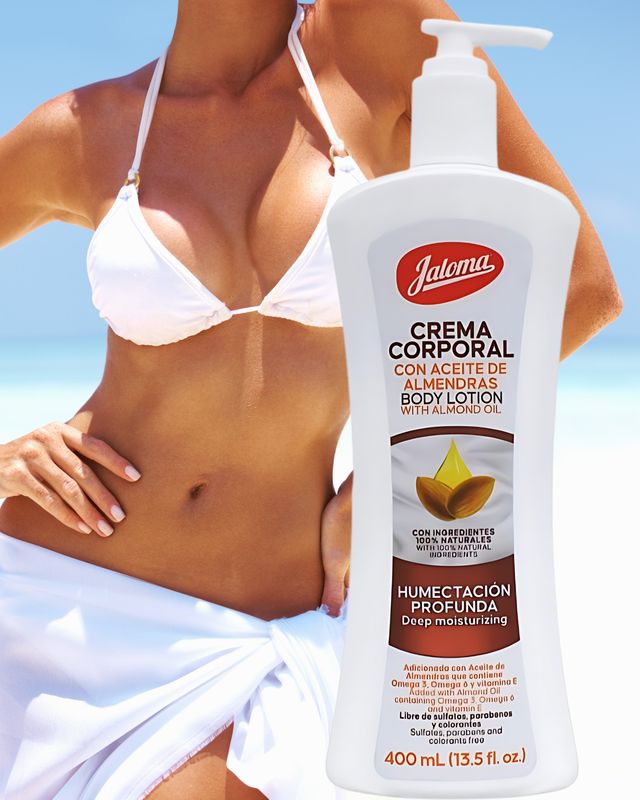 Crema Corporal de Almendras Jaloma  400 ml