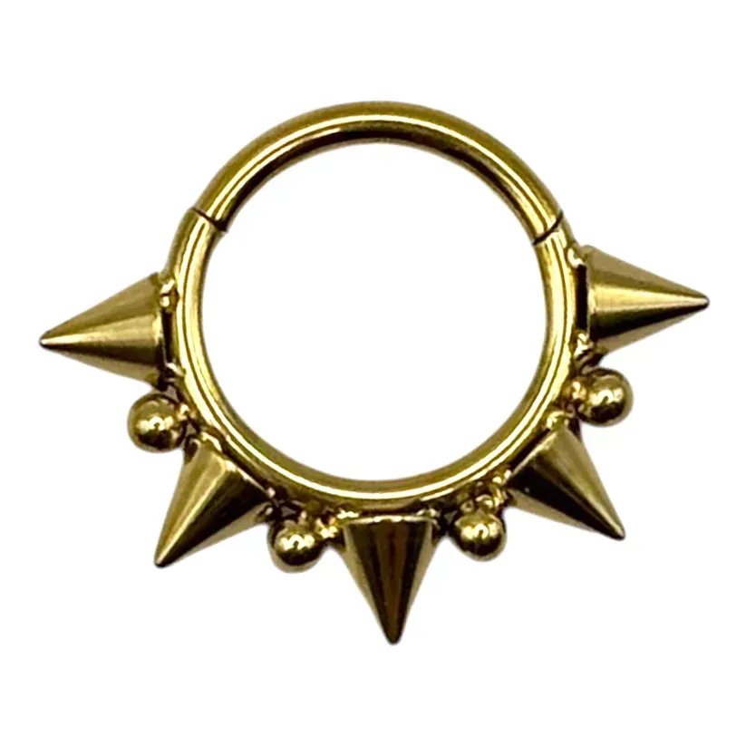 Spike Septum Clicker Gold