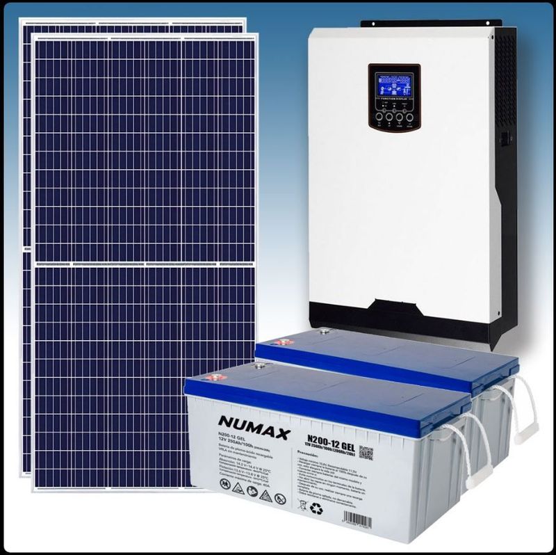 Kit solar residencial