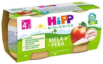 HIPP OMOG MELA/PERA 2X80G