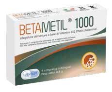 BETAMETIL 1000 4CPR SUBLINGUAL BETAMETIL 1000 4CPR SUBLINGUAL