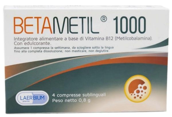 BETAMETIL 1000 4CPR SUBLINGUAL