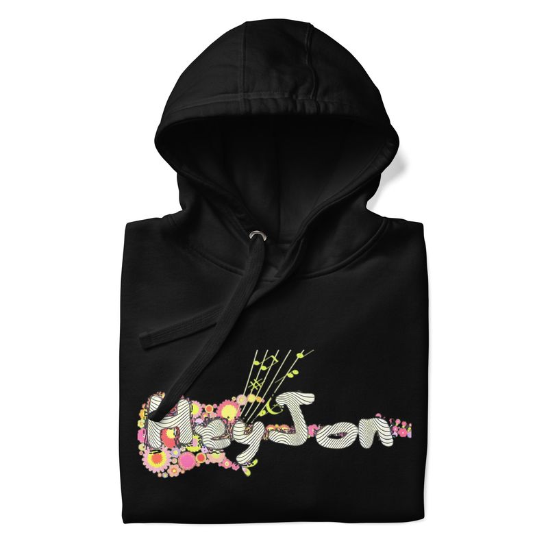 Flower Guitar Unisex Hoodie