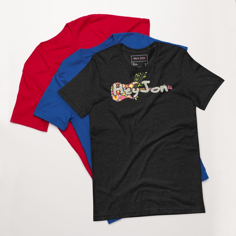 Flower Guitar t-shirt