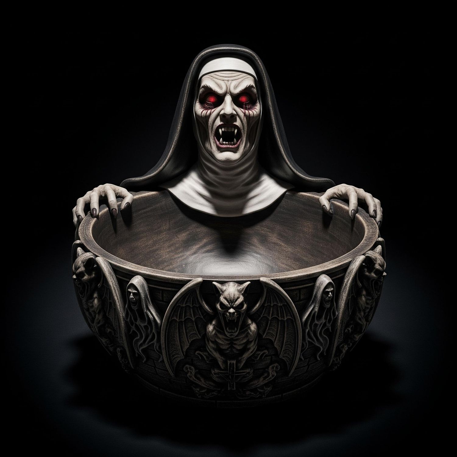 Halloween large candy bowls STL files, custom made by printflo3d. Perfect for Halloween.