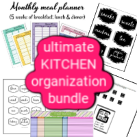 BUNDLE - Kitchen printables (5 sets of printables)