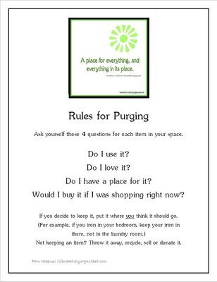Rules for purging - free