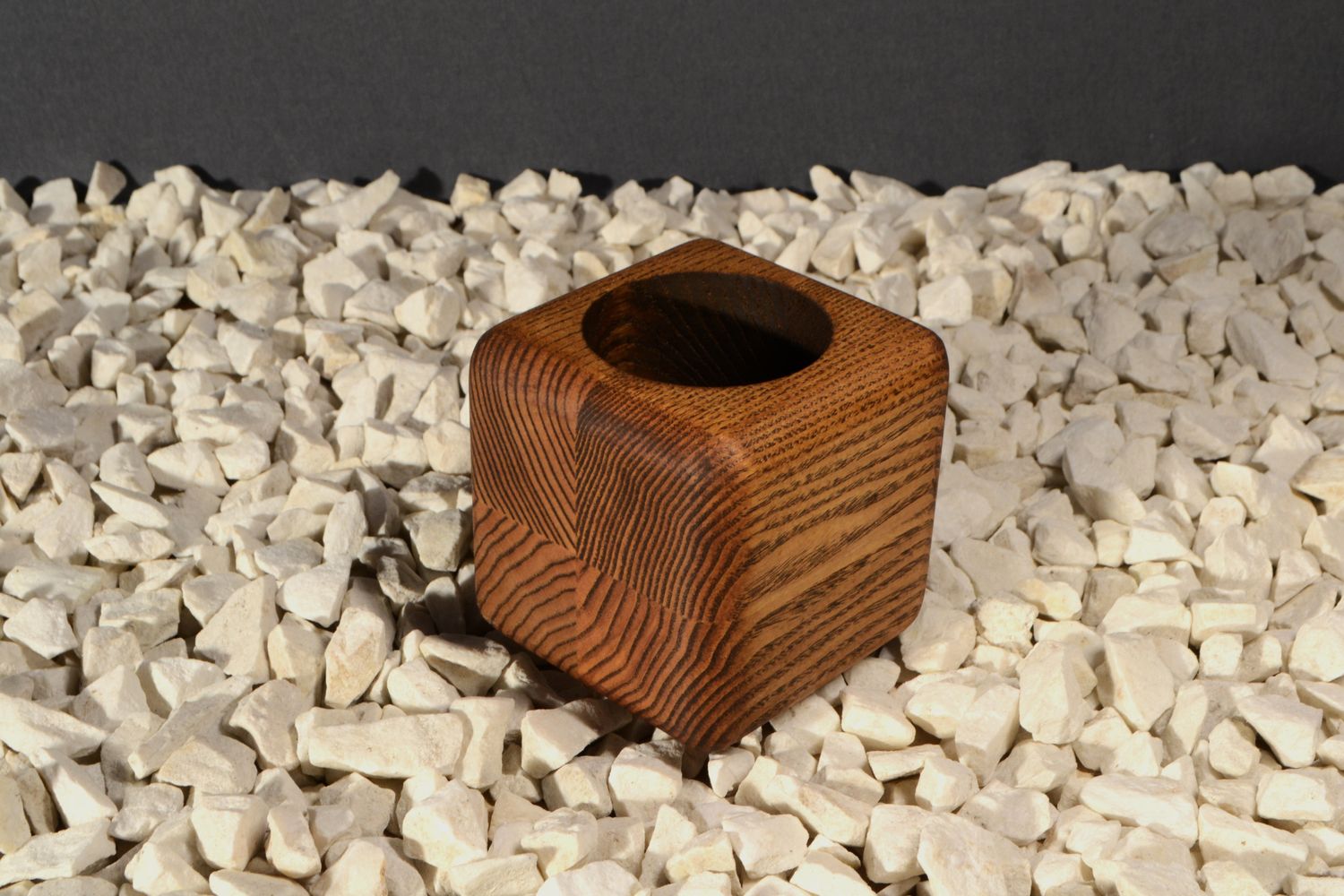 Soft-Touch Sanded Vase | Pernambuco Flame