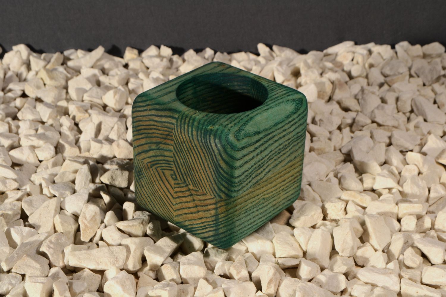 Soft-Touch Sanded Vase | Emerald Moss