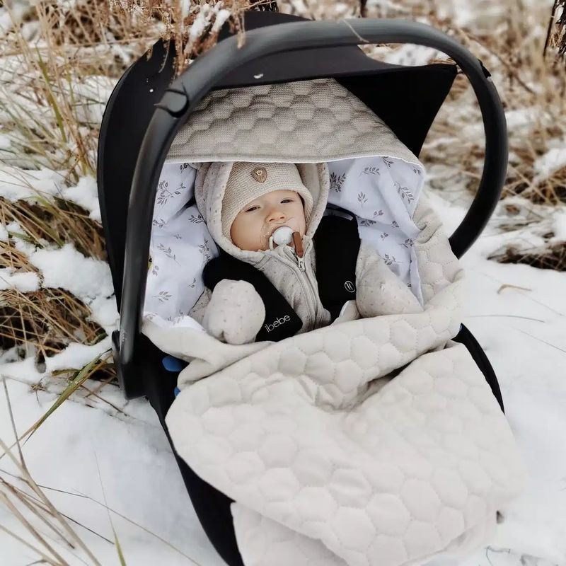 Einschlagdecke für Babyschale &amp; Kinderwagen