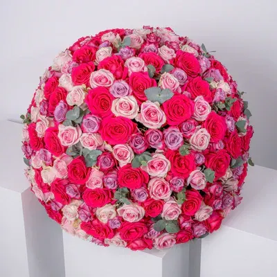 365 Blush Roses Hatbox