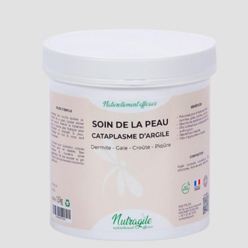NUTRAGILE Soin de la Peau - Cataplasme d&#39;argile