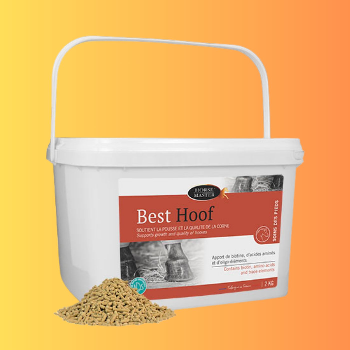 BEST HOOF BIOTINE Soutien de la pousse et de la qualité de la corne