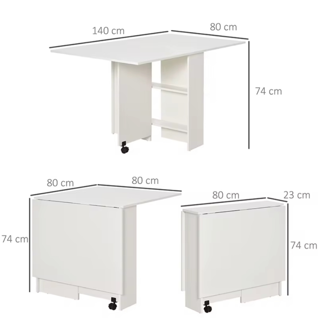 100 x Folding/Gateleg Dining Tables 140 x 80 cm - various colors available - USD 160 per table