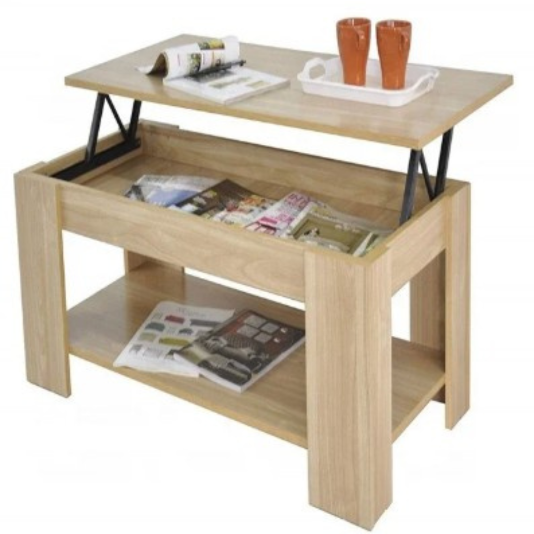 100 x Lift-Up Coffee Table - 100 cm wide x 55 cm deep x 48-60 cm high - USD 160 each