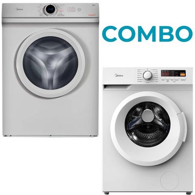 COMBO MIDEA Front Loader Washing Machine &amp; Clothes Dryer*