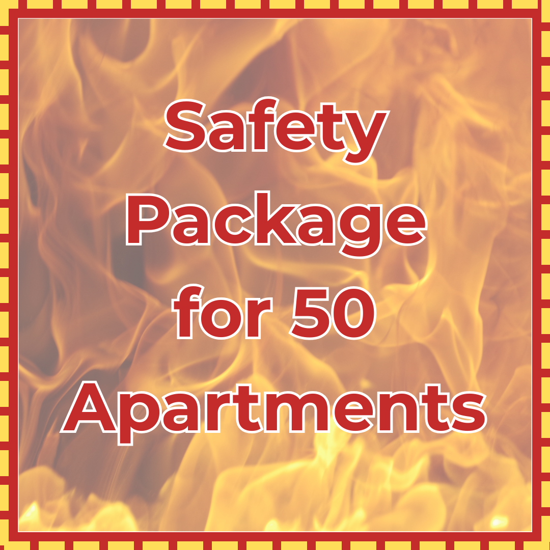 Safety Package for 50 Apartments - approx. USD 350 per apartment