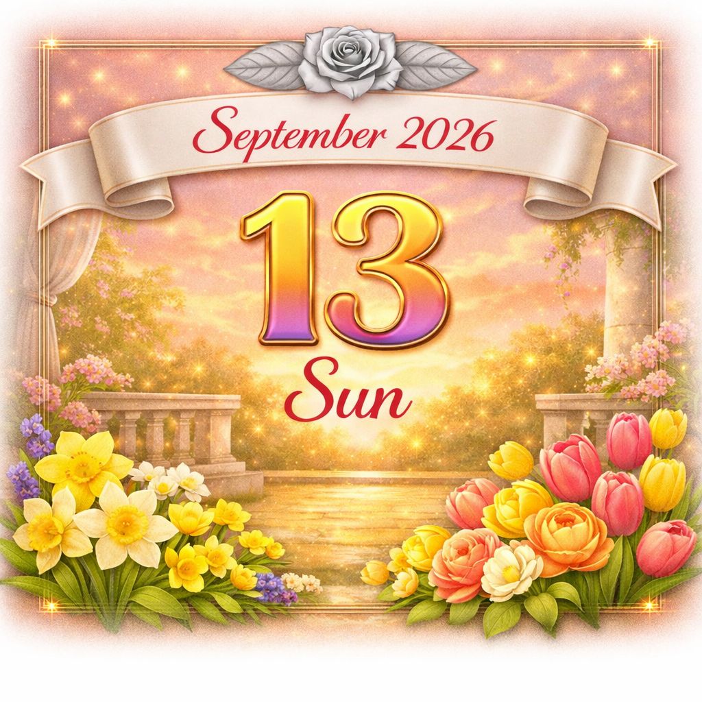 13th of September 2026
