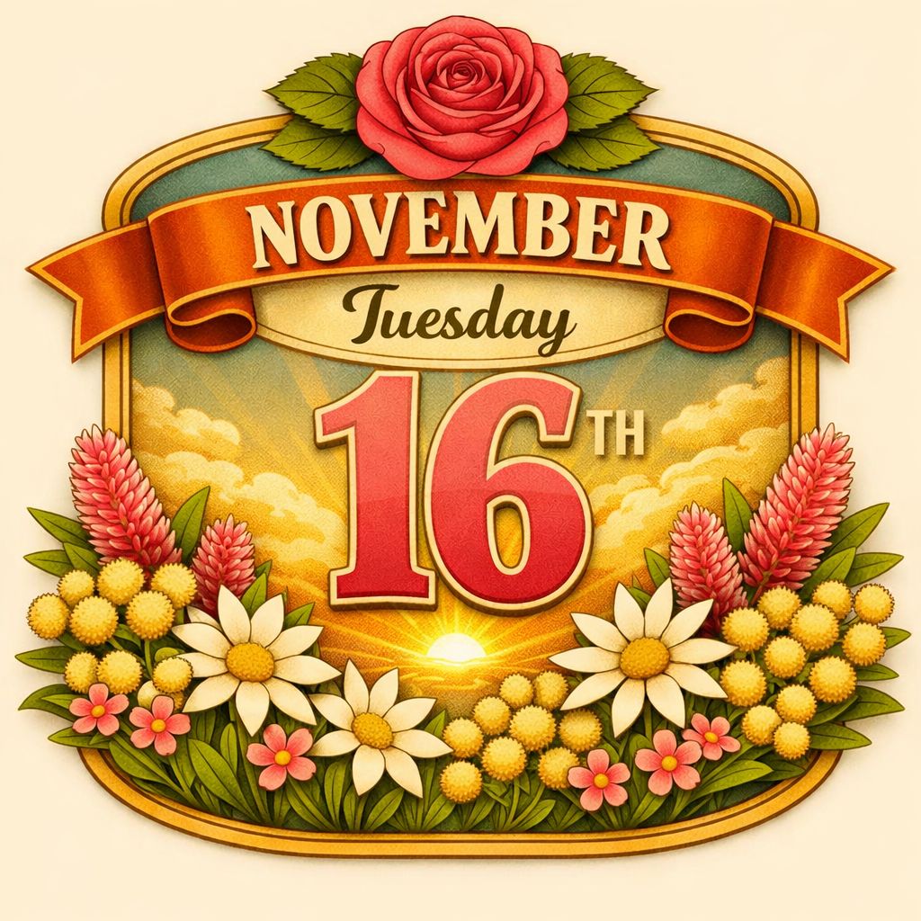 16th of November 2026